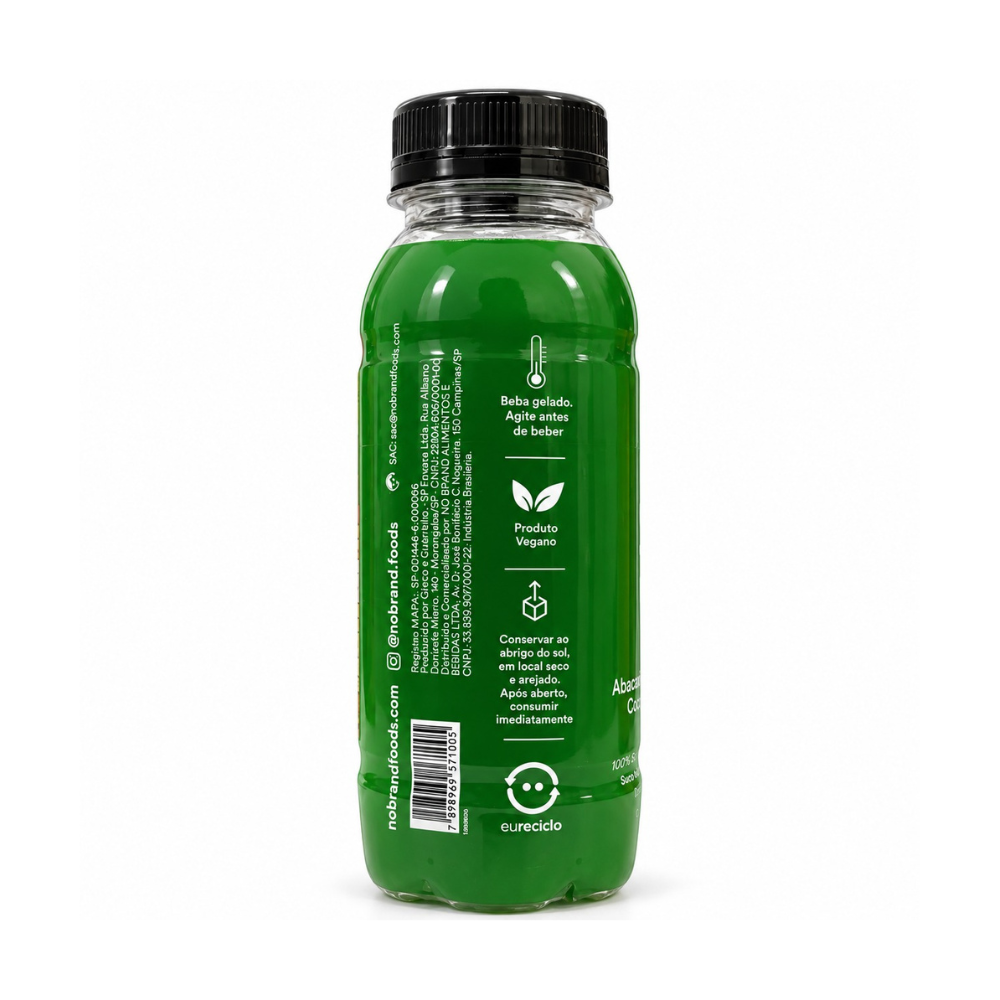 Kit 6X NoBrand 100% Polpa de Fruta 230ml - HOTBODY