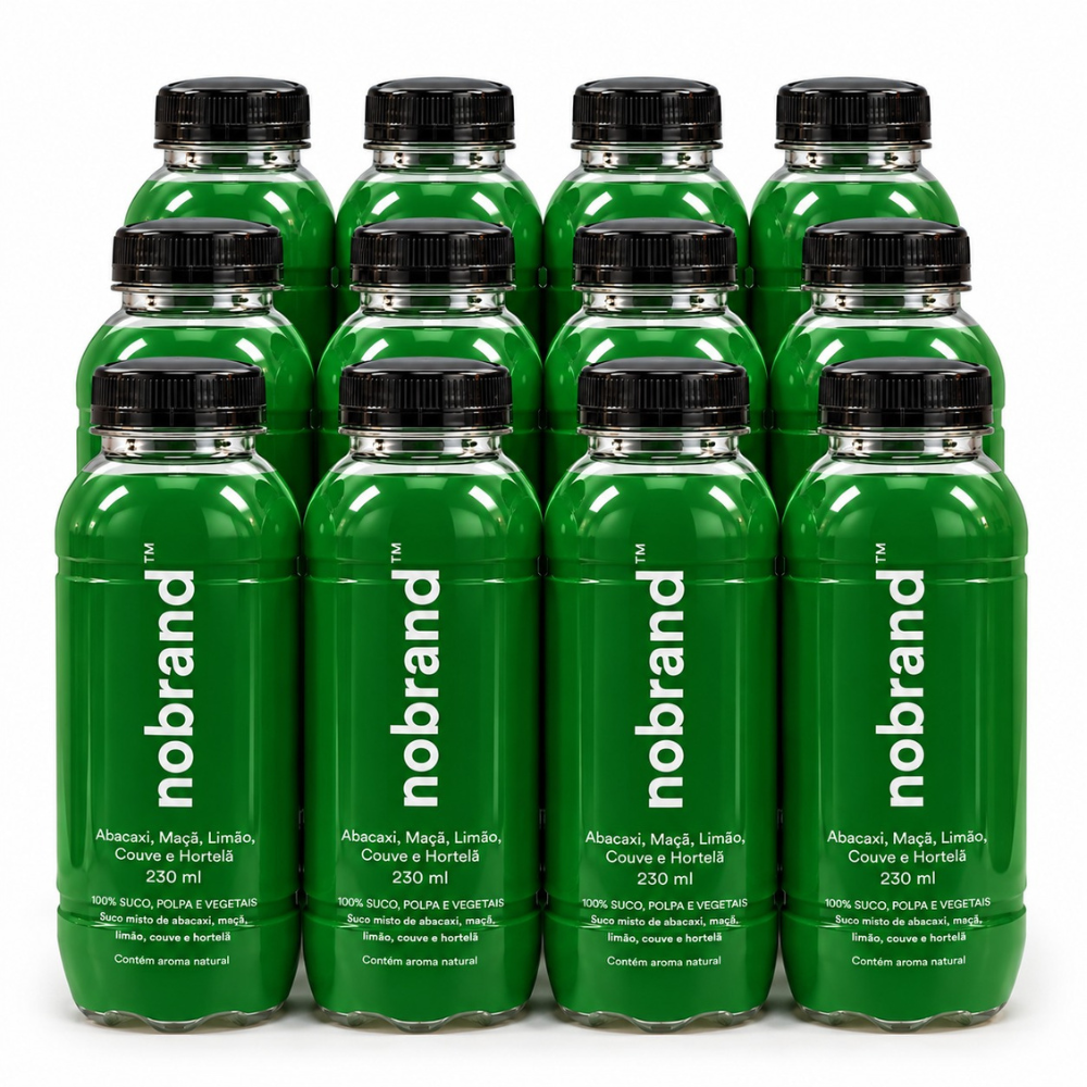 Kit 12X NoBrand 100% Polpa de Fruta 230ml