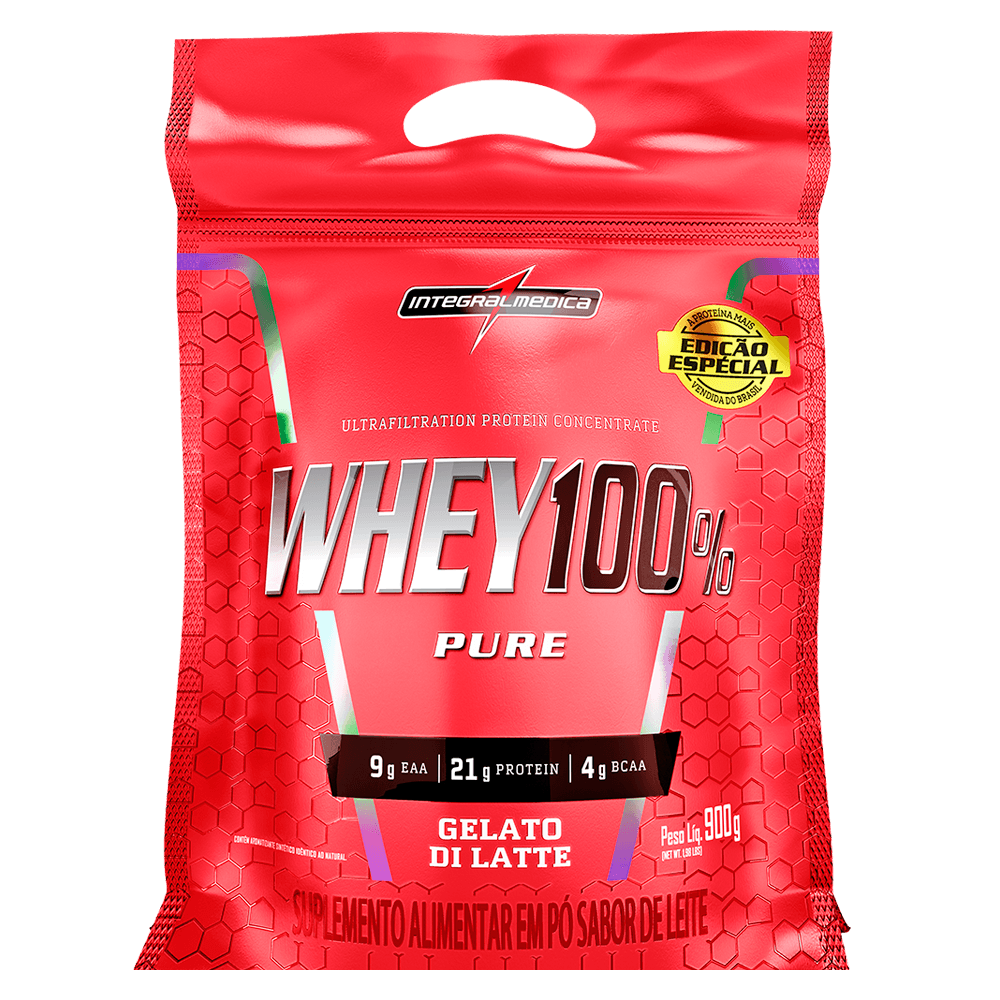 Whey Protein Concentrado - Whey 100% Refil - INTEGRALMEDICA