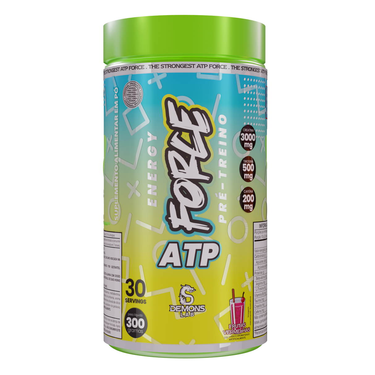 Pré Treino - ATP Force - Demons Lab - HOTBODY