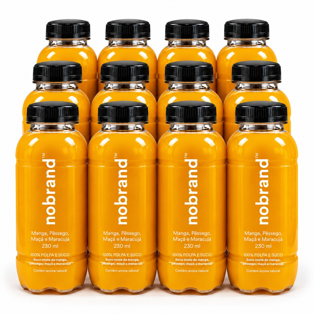Kit 12X NoBrand 100% Polpa de Fruta 230ml