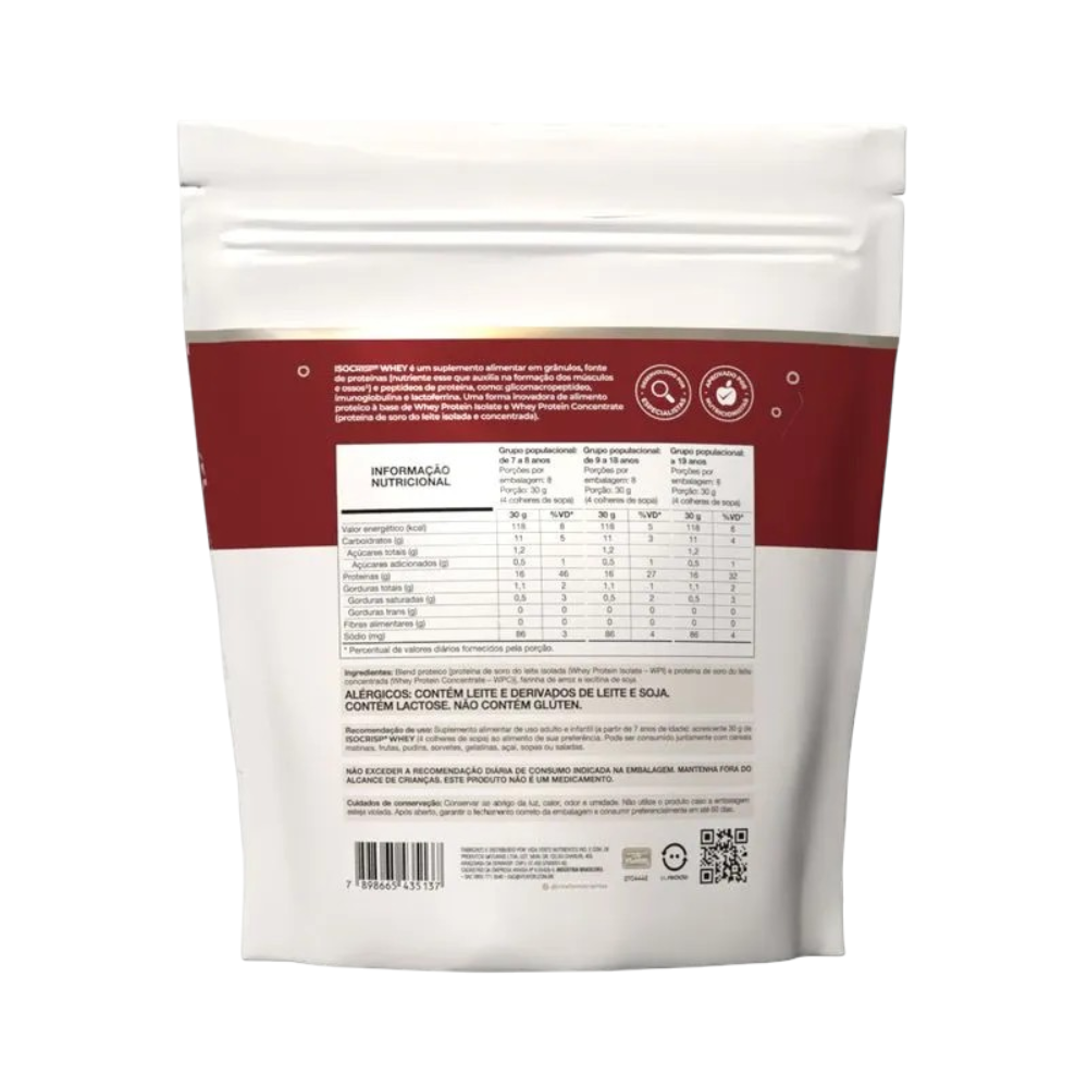Proteína - Isocrisp Whey - Pouch 240g - Vitafor - HOTBODY