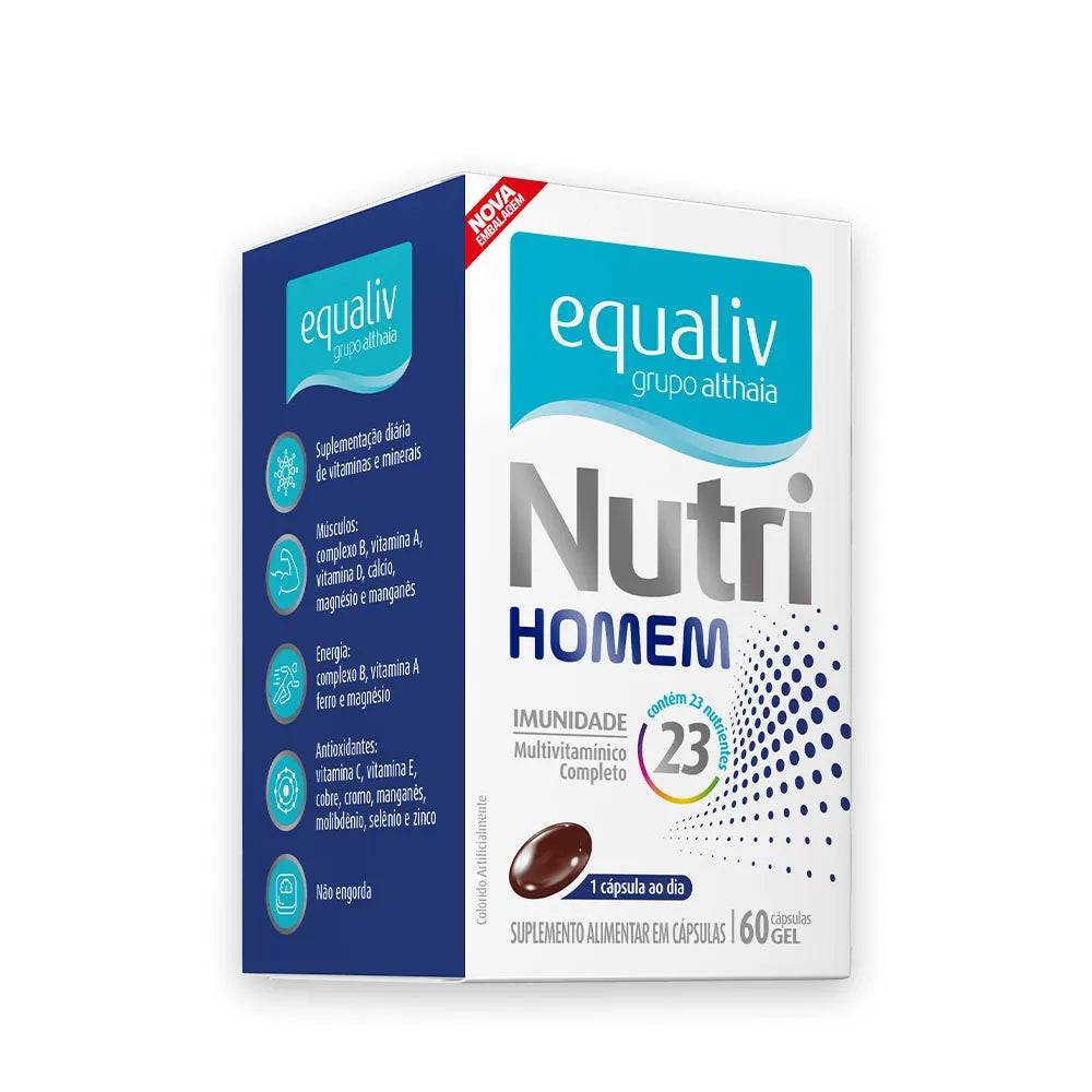 Multivitamínico - Nutri Homem - EQUALIV