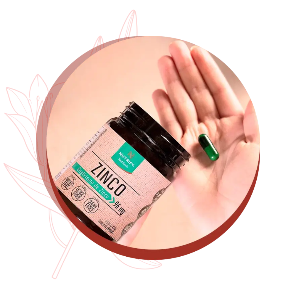 Zinco - 60 cápsulas - NUTRIFY - HOTBODY