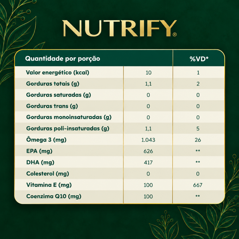 Omega 3 - DHA 1000 - NUTRIFY