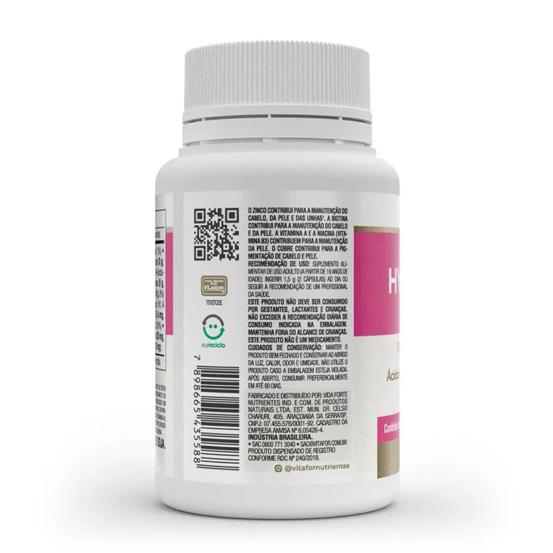 Hyaluronic Hair - 60 Cap de 500mg - VITAFOR