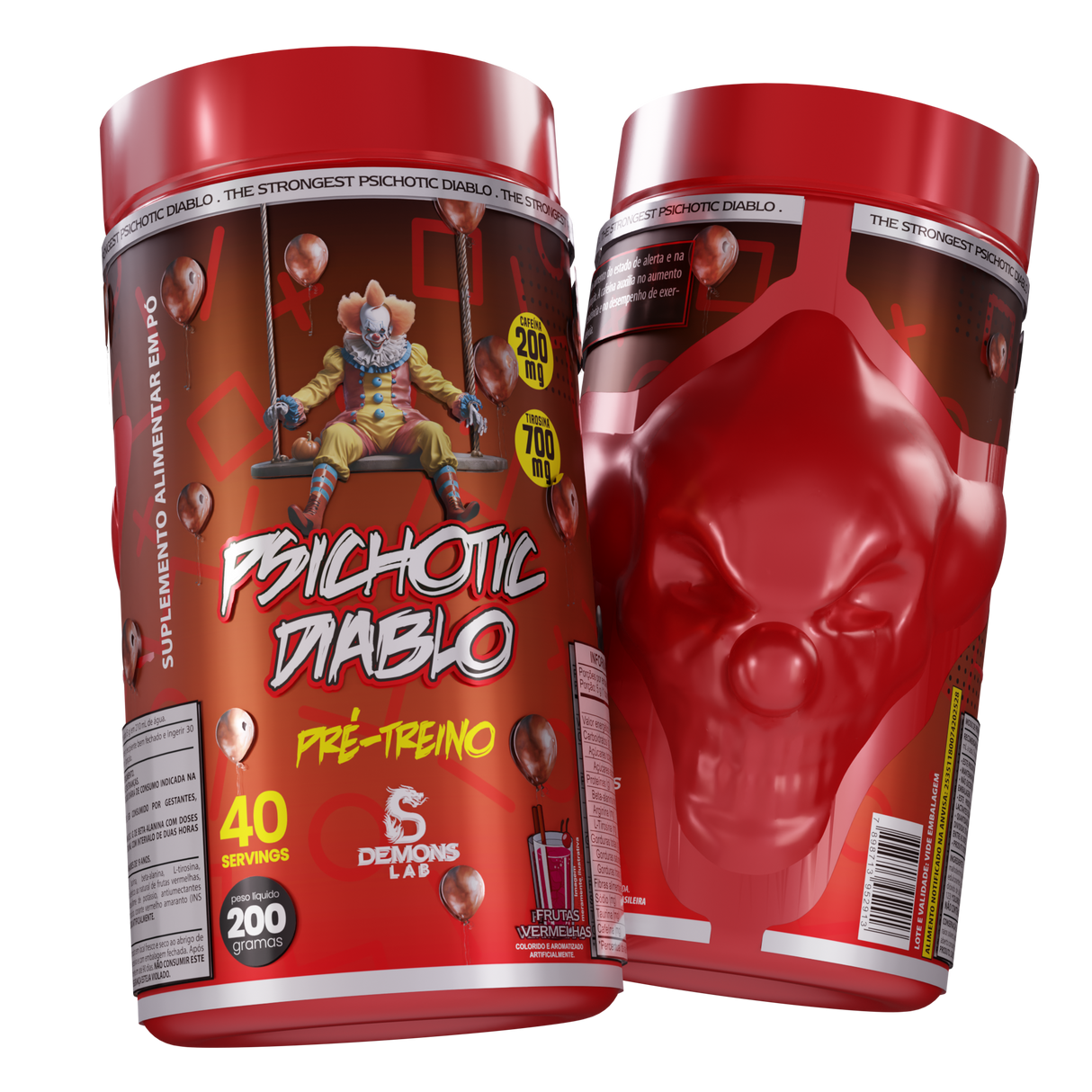 Pré Treino - Psichotic Diablo - Demons Lab - HOTBODY