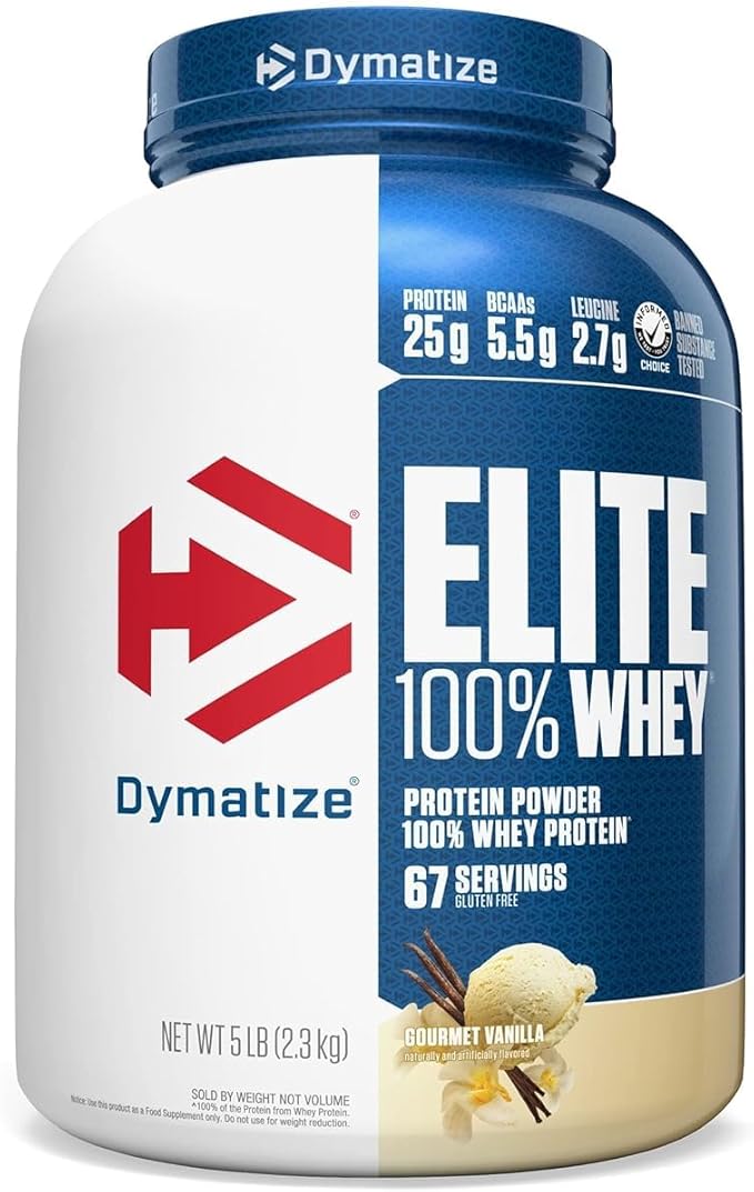 Elite 100% Whey Protein - Dymatize - HOTBODY