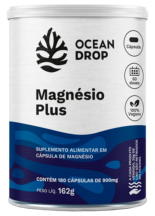 Magnésio Plus - Ocean Drop - HOTBODY