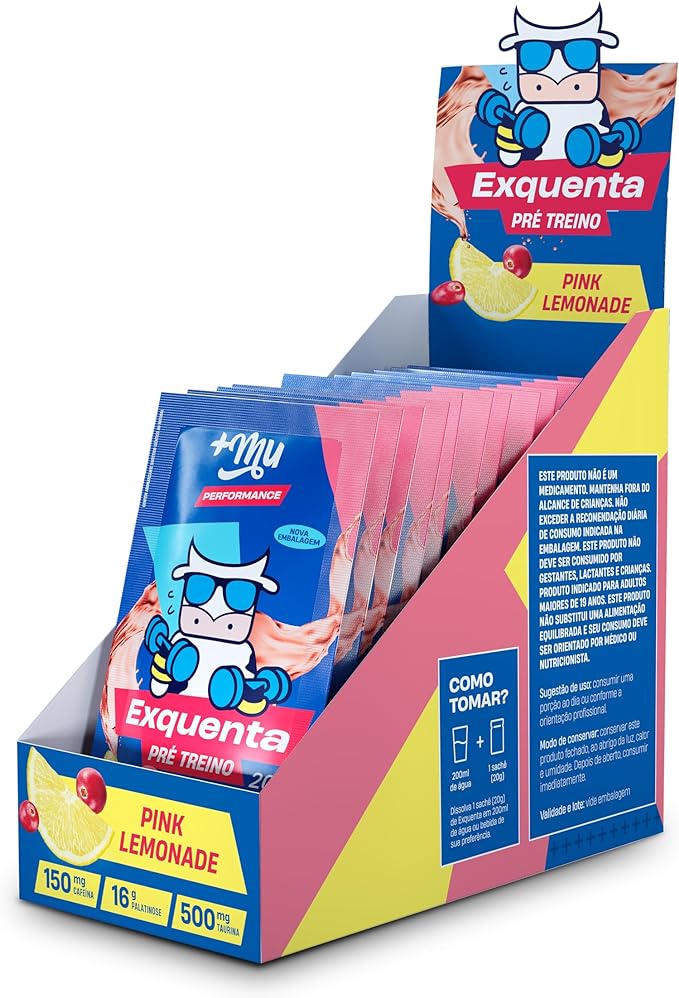 PRÉ TREINO EXQUENTA - SACHE 20G CX C/ 15 - MAIS MU