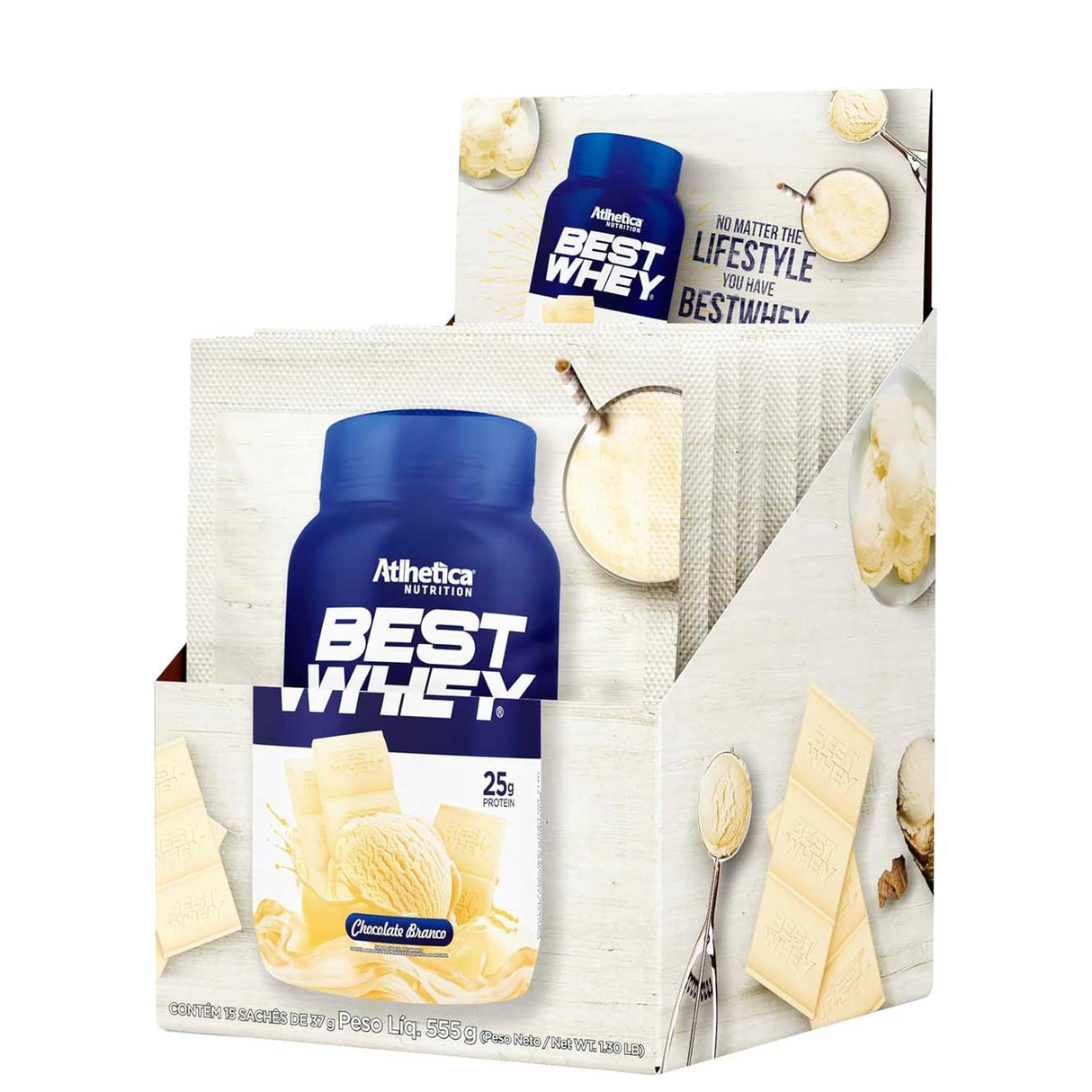 Whey Protein - Best Whey Protein em Sachê - ATLHETICA NUTRITION