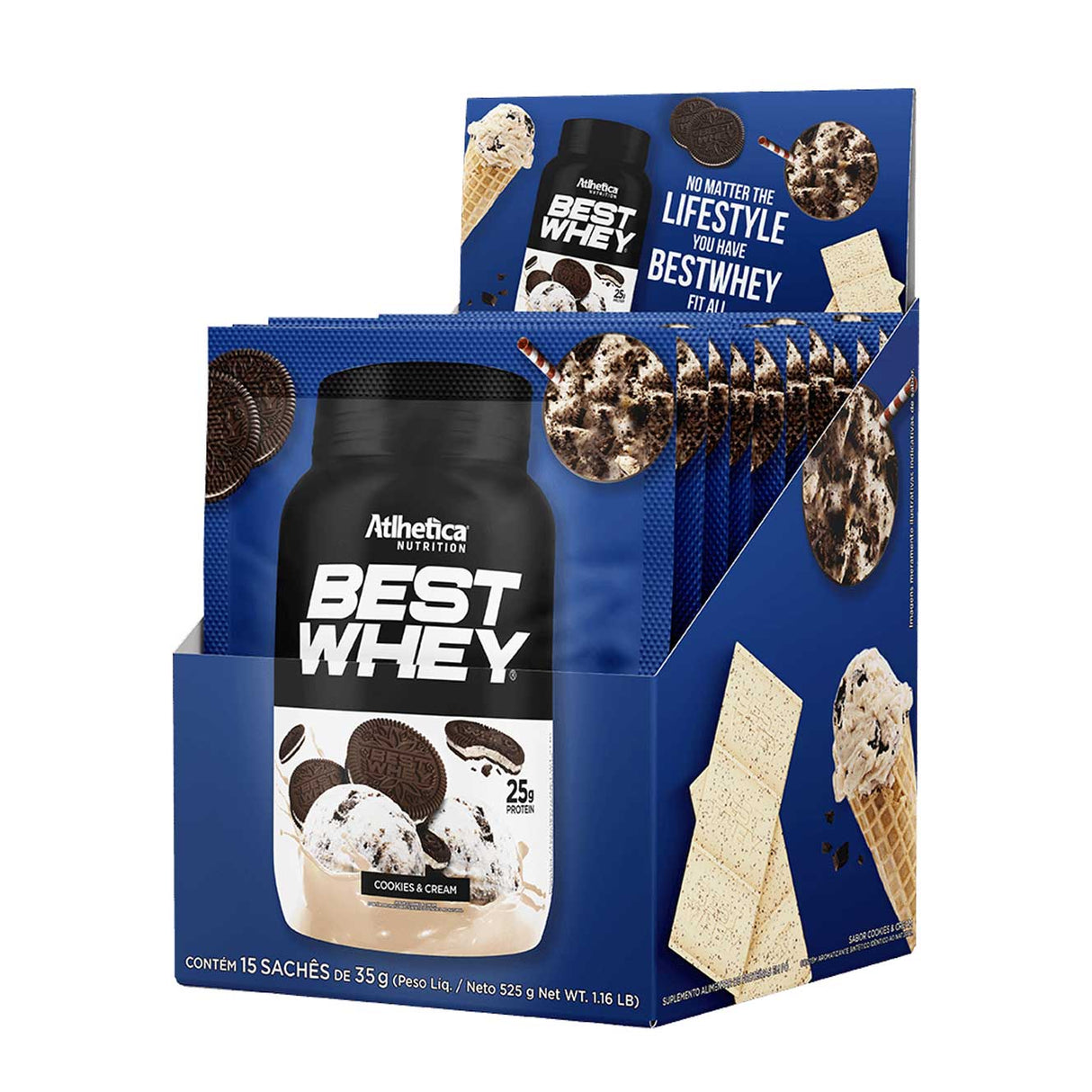 Whey Protein - Best Whey Protein em Sachê - ATLHETICA NUTRITION