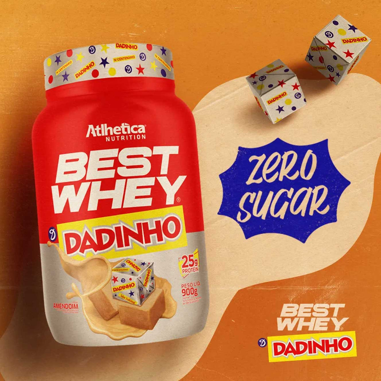 Whey Protein - Best Whey Protein Dadinho - ATLHETICA NUTRITION