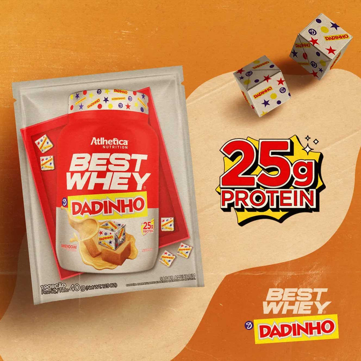 Whey Protein - Best Whey Protein - Sachê de 40g - ATLHETICA NUTRITION