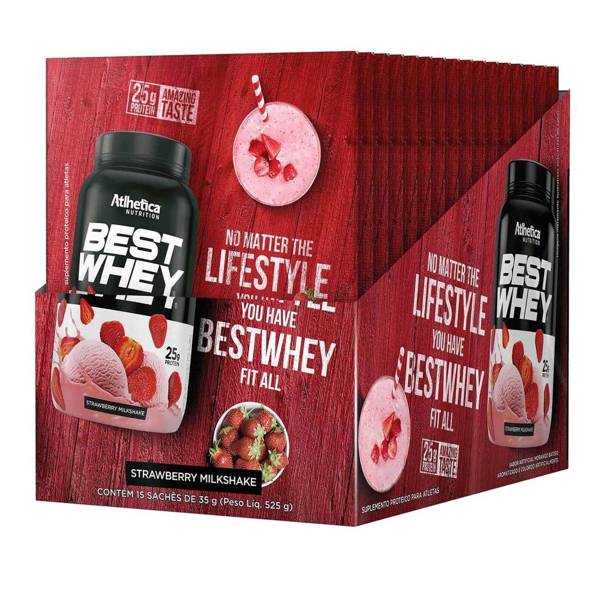 Whey Protein - Best Whey Protein em Sachê - ATLHETICA NUTRITION