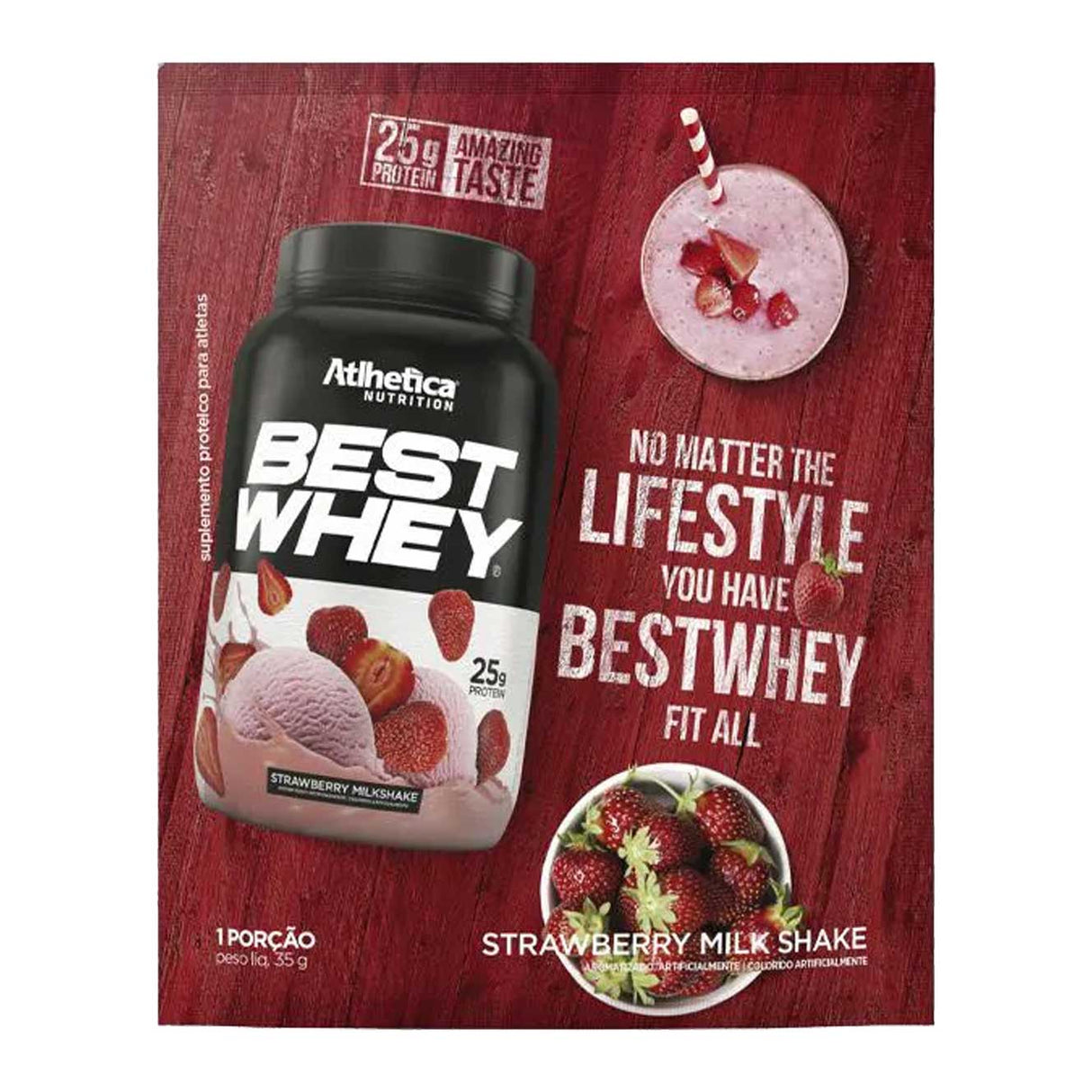 Whey Protein - Best Whey Protein em Sachê - ATLHETICA NUTRITION