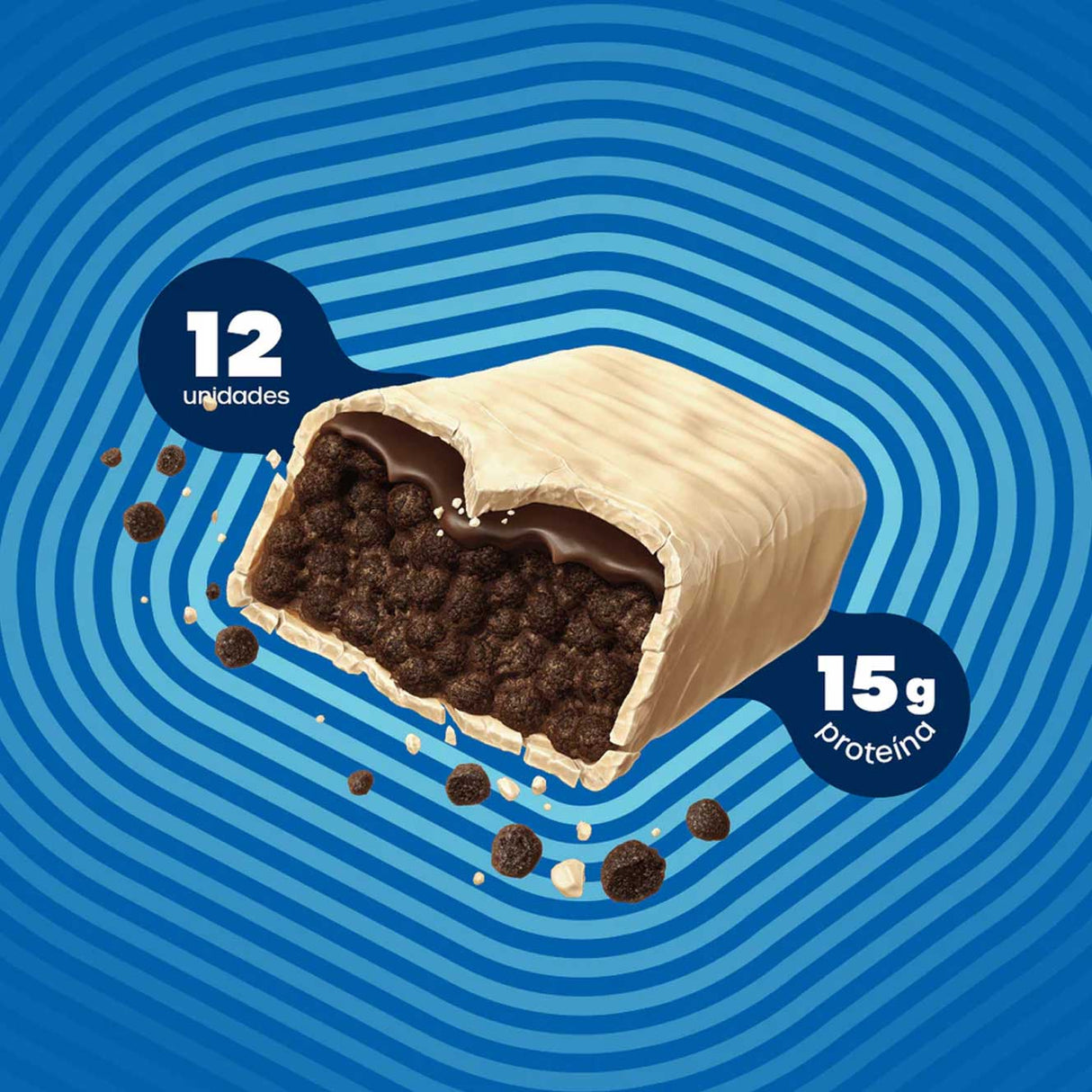 Barra de Proteína - Bold Crunch com 15g de Proteína - BOLD