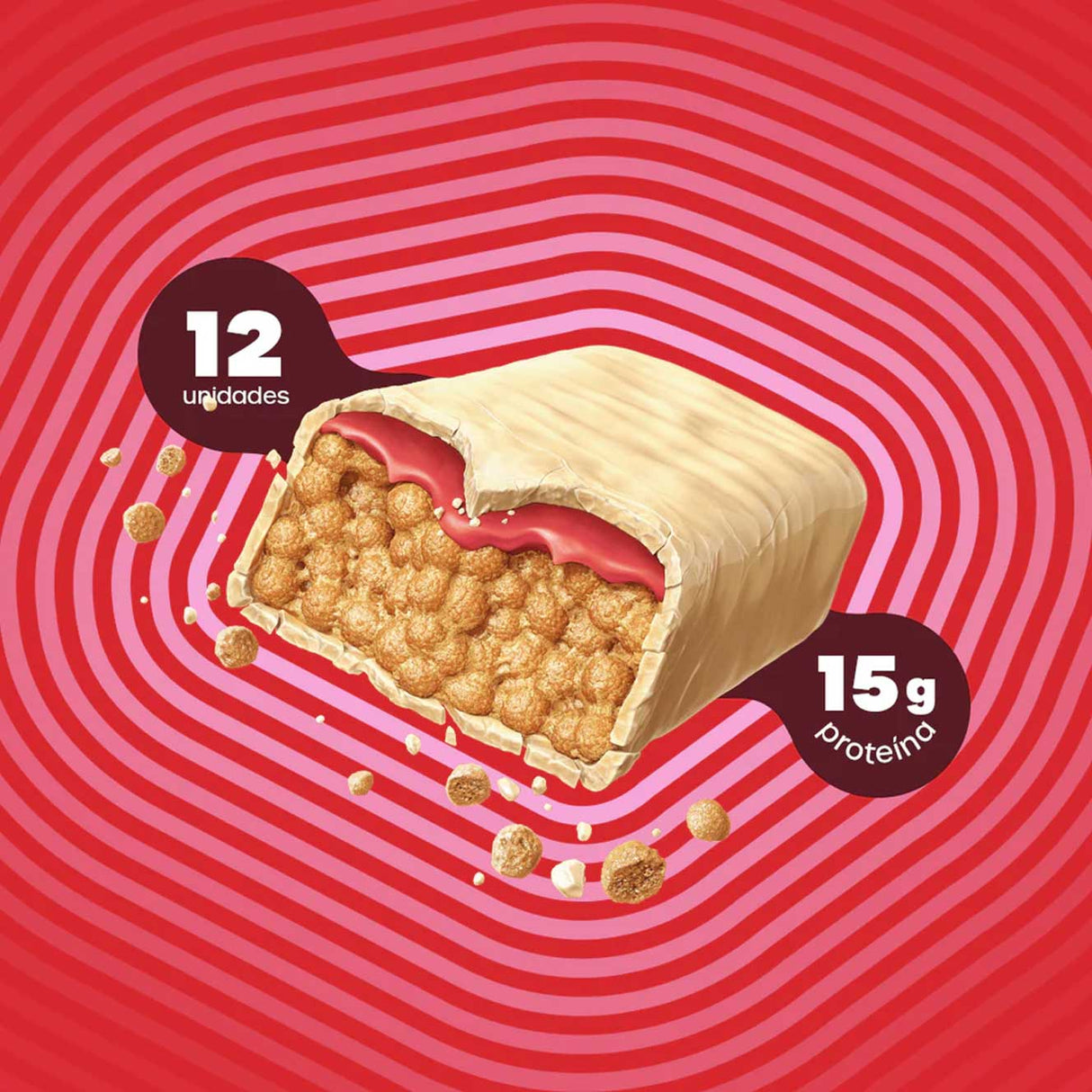 Barra de Proteína - Bold Crunch com 15g de Proteína - BOLD