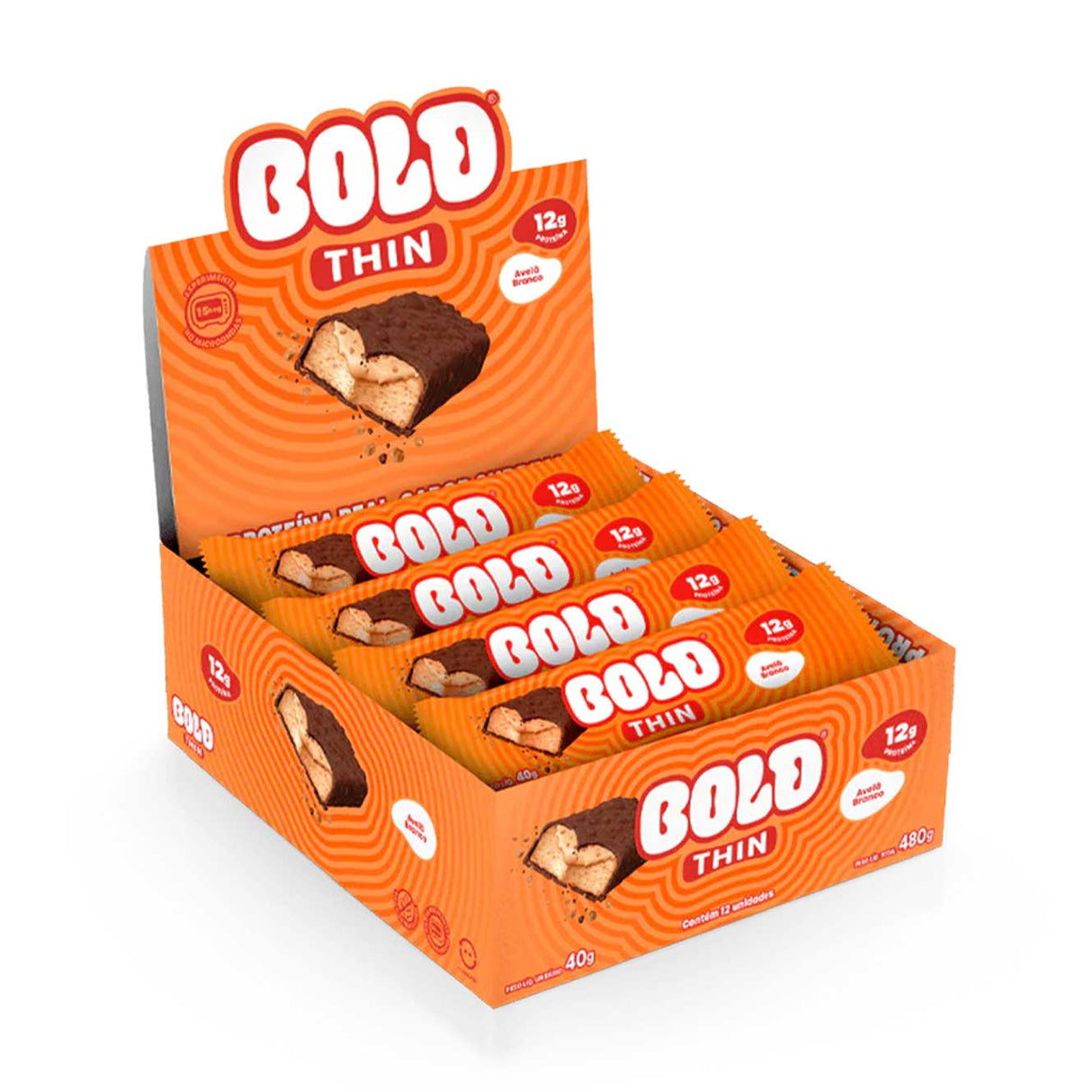 Barra de Proteína - Bold Thin com 12g de Proteína - BOLD