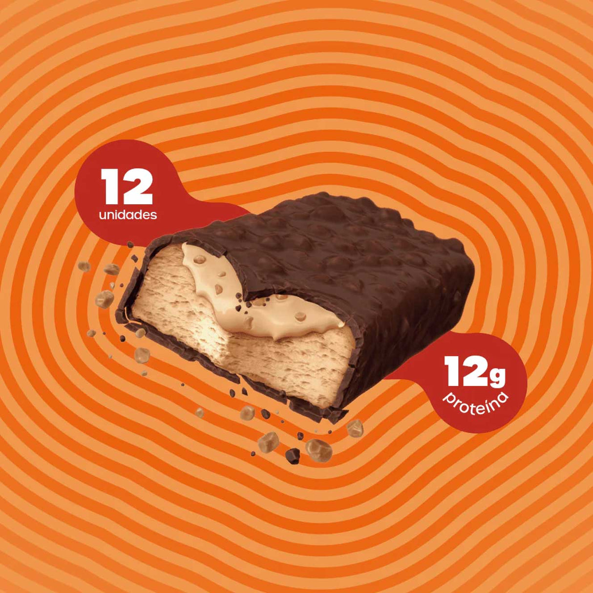 Barra de Proteína - Bold Thin com 12g de Proteína - BOLD