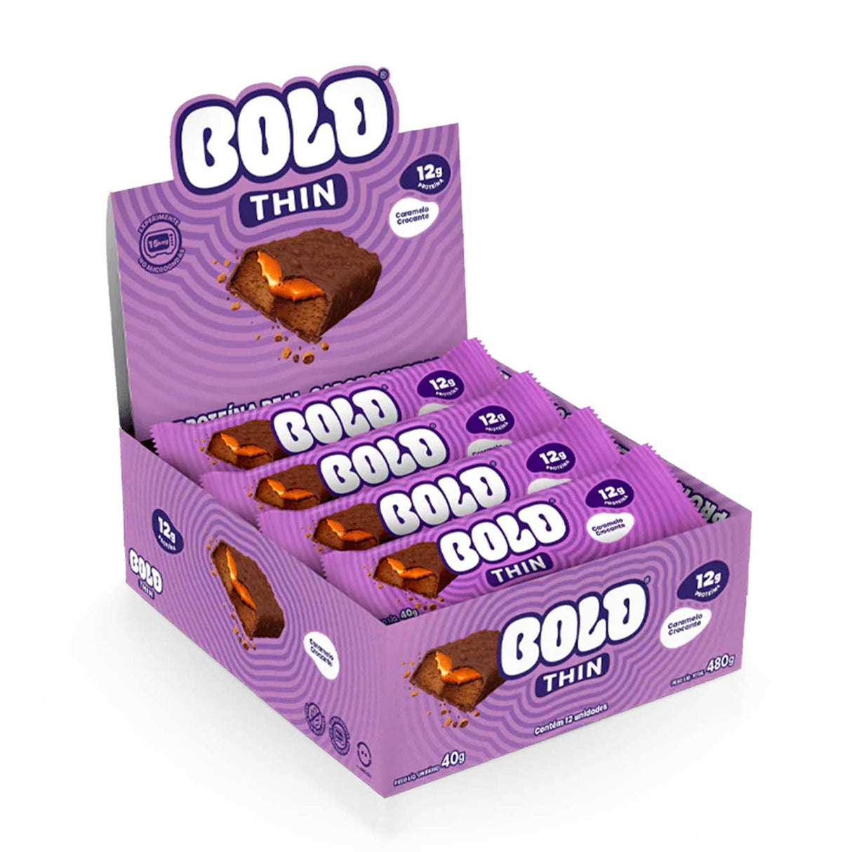 Barra de Proteína - Bold Thin com 12g de Proteína - BOLD