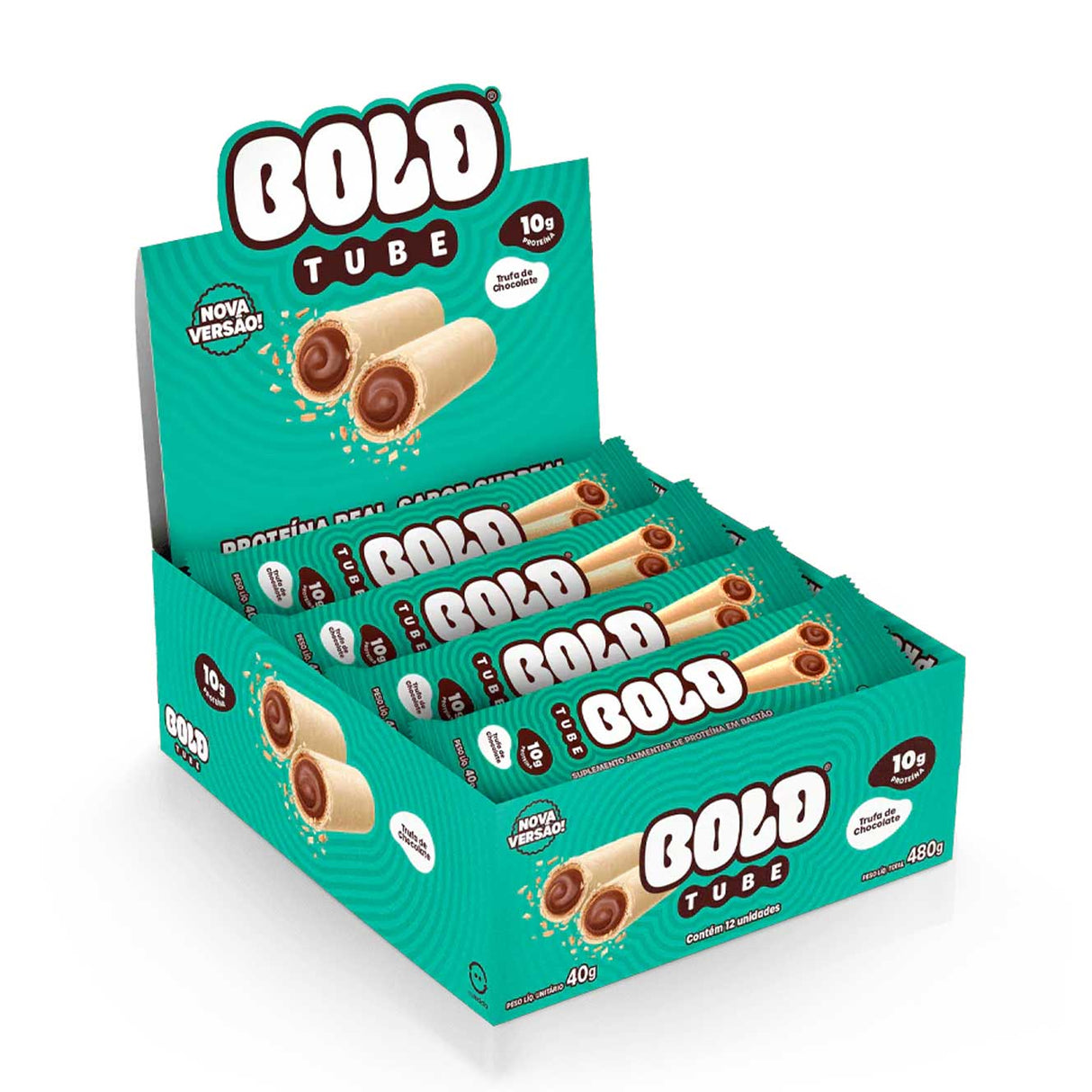 Barra de Proteína - Bold Tube com 10g de Proteína - BOLD