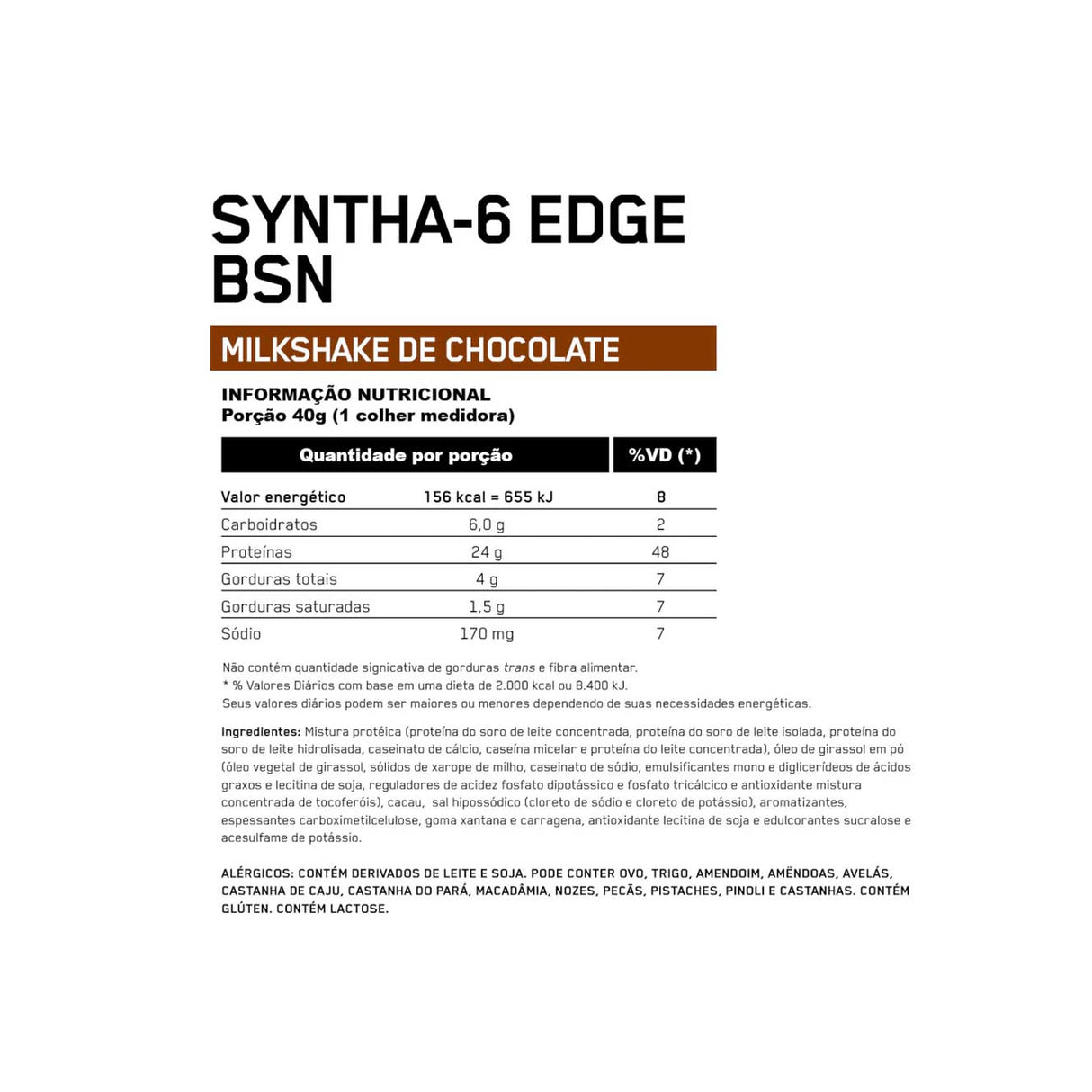 Whey Protein - Syntha 6 Edge - BSN - HOTBODY