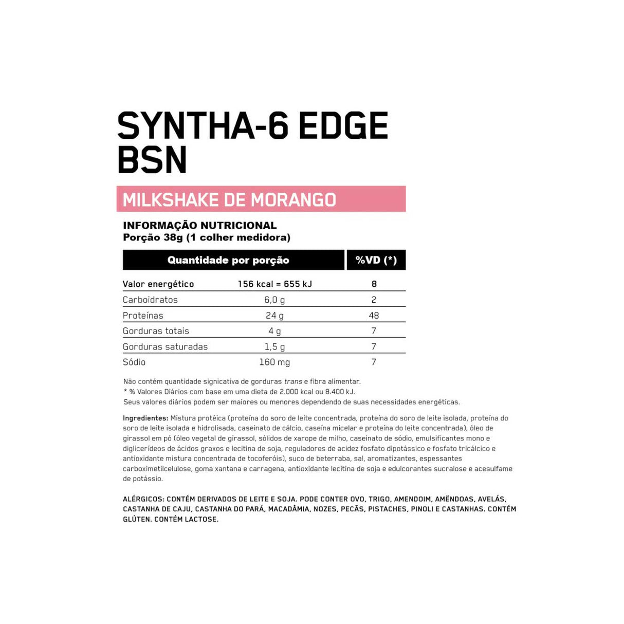 Whey Protein - Syntha 6 Edge - BSN - HOTBODY