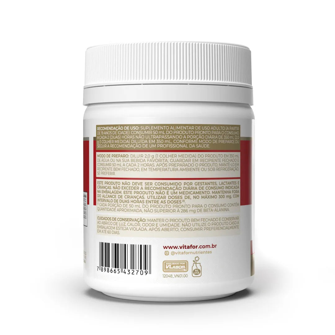 Aminoácido - Beta Alanina - 120g - Vitafor - HOTBODY