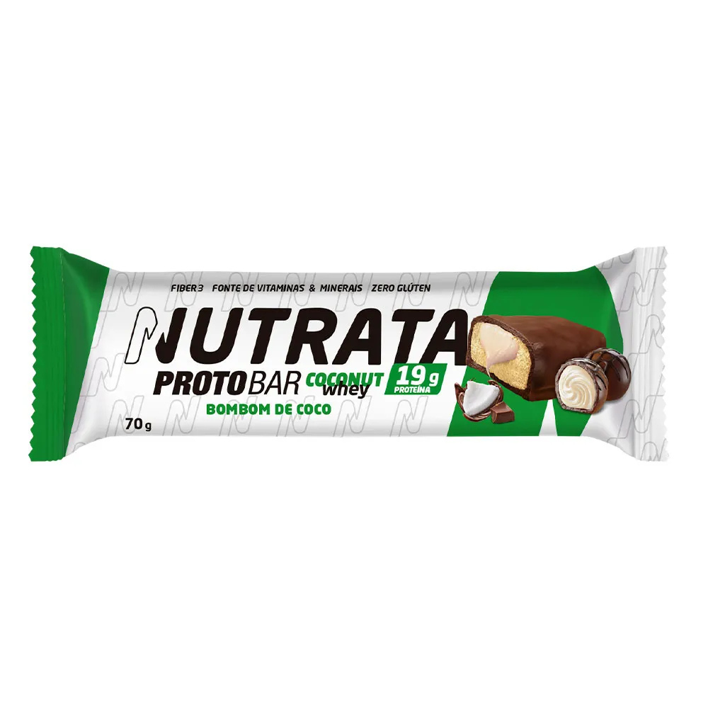 Barra de Proteína - ProtoBar Whey Display 9un - Nutrata