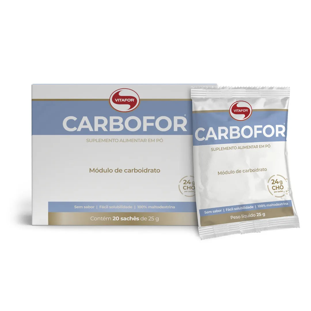 Carboidrato - Carbofor - 20 sachês 25g - Vitafor - HOTBODY