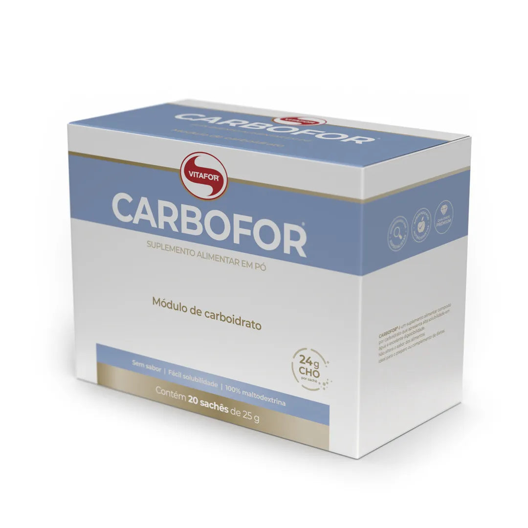 Carboidrato - Carbofor - 20 sachês 25g - Vitafor - HOTBODY
