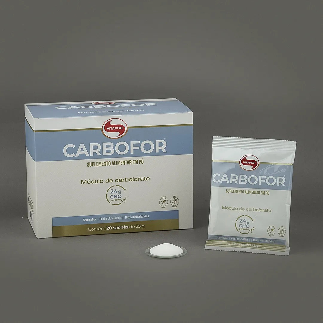 Carboidrato - Carbofor - 20 sachês 25g - Vitafor - HOTBODY