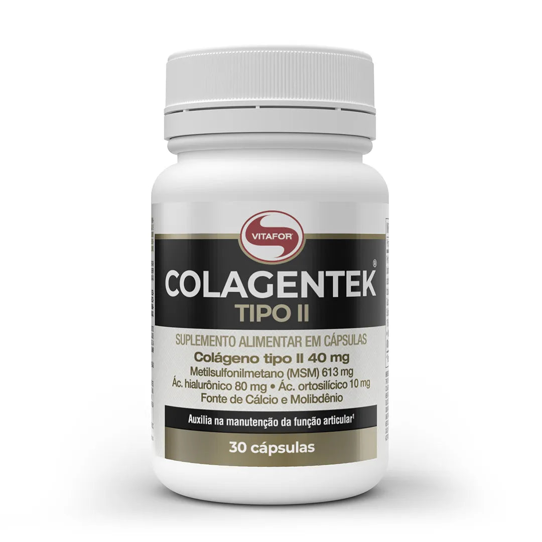 Colágeno - Colagentek Tipo II - Vitafor - HOTBODY