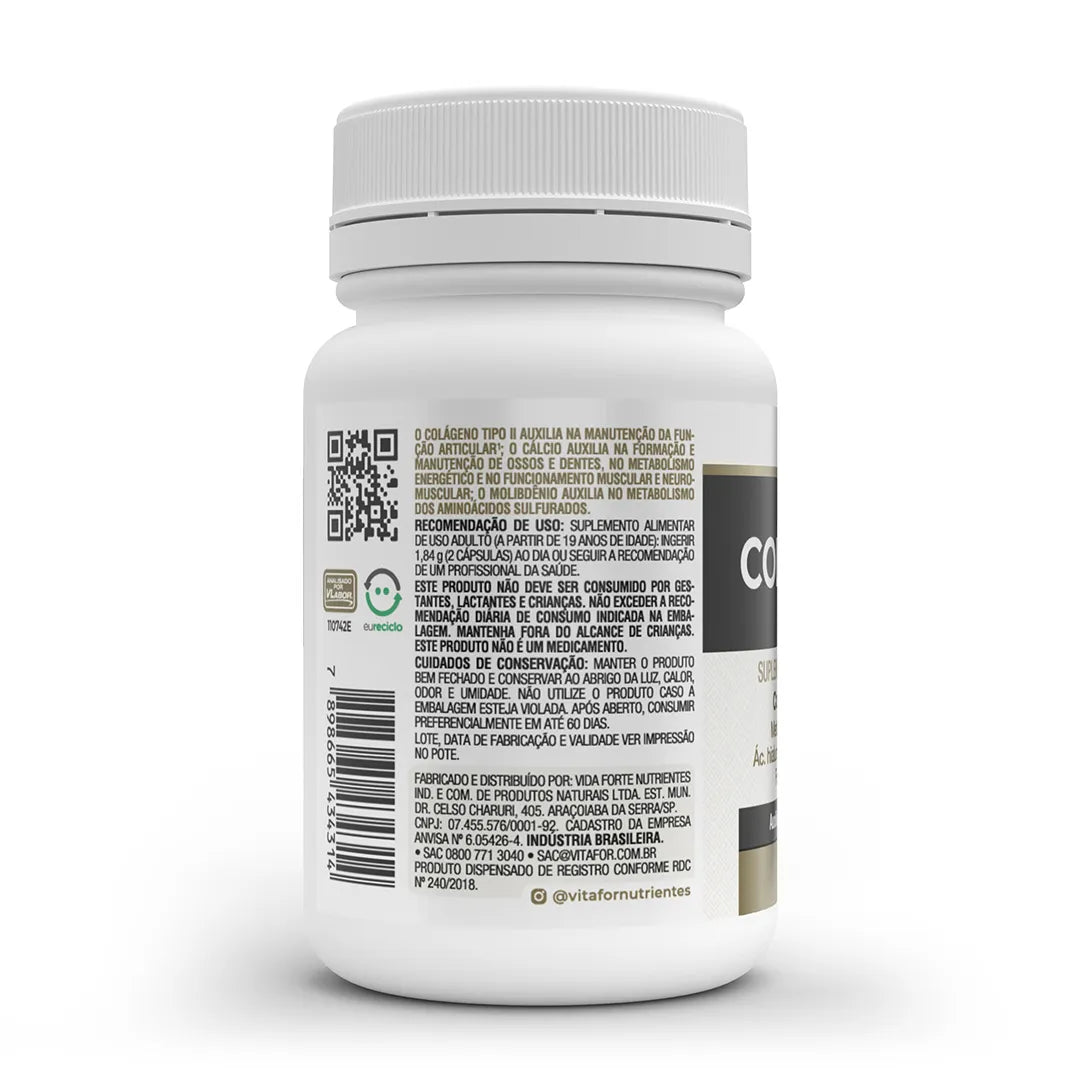 Colágeno - Colagentek Tipo II - Vitafor - HOTBODY