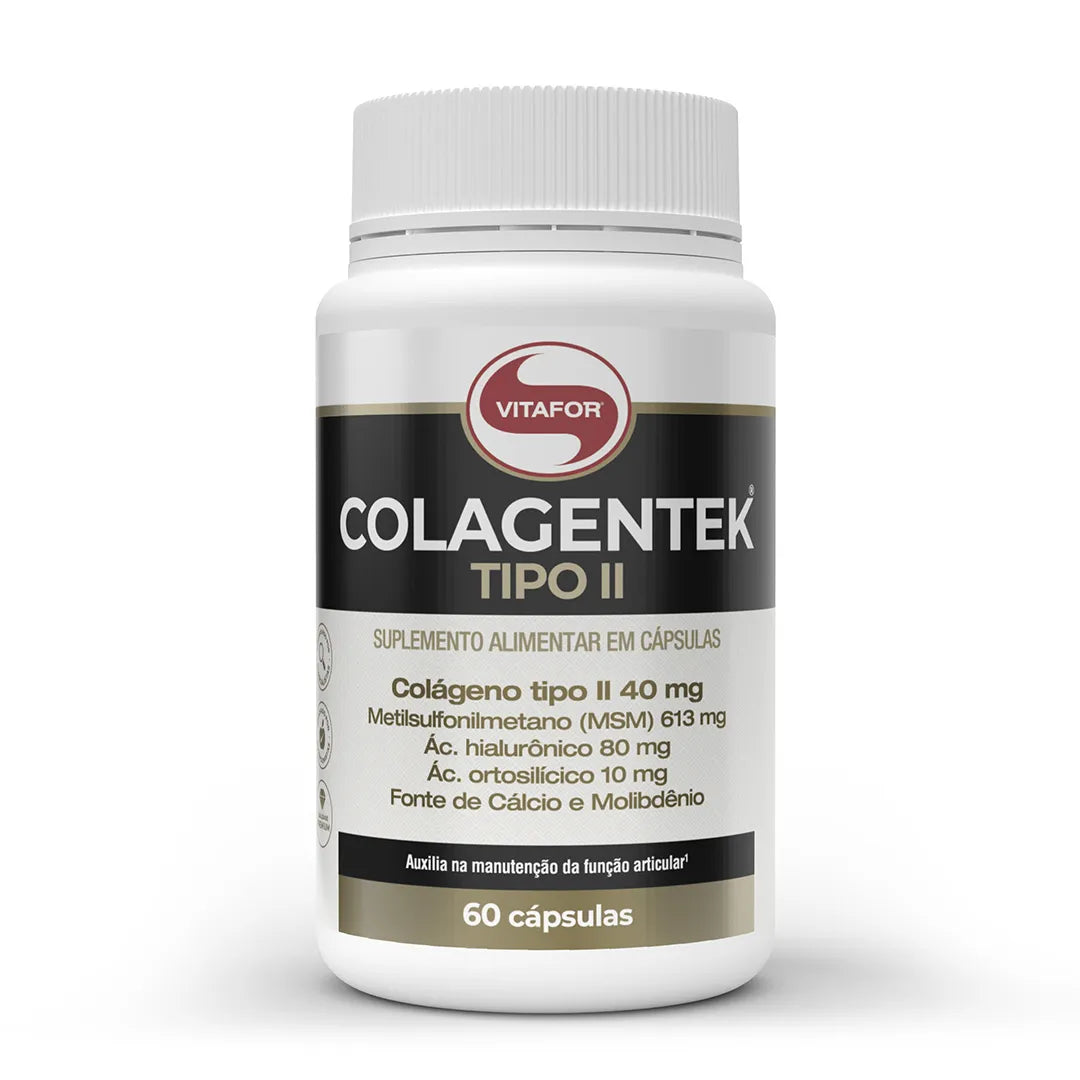 Colágeno - Colagentek Tipo II - Vitafor - HOTBODY