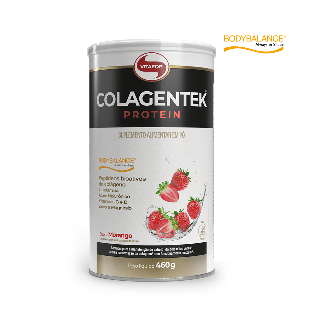 Colágeno com Proteína - Colagentek Protein - Bodybalance - 460g - Vitafor - HOTBODY