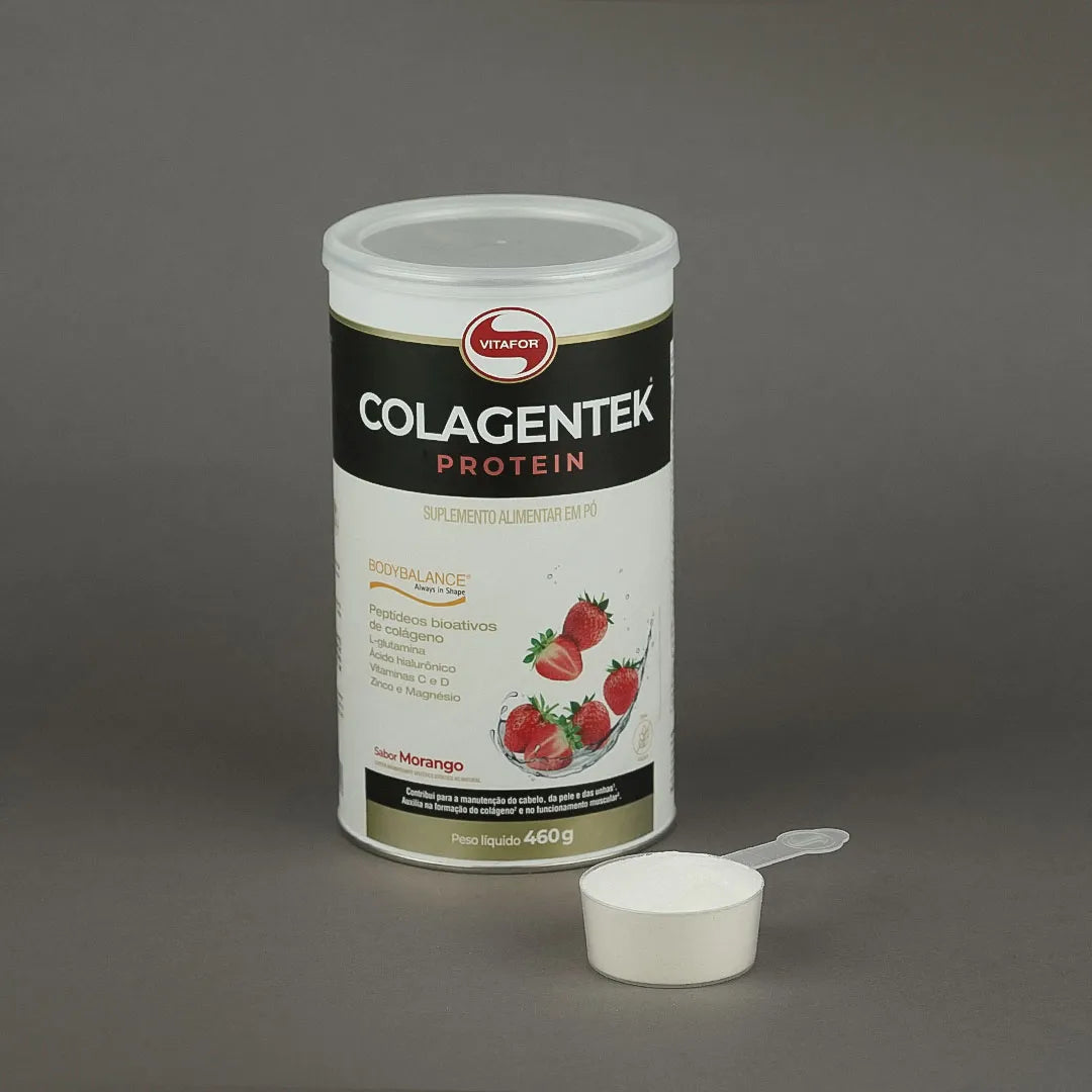 Colágeno com Proteína - Colagentek Protein - Bodybalance - 460g - Vitafor - HOTBODY