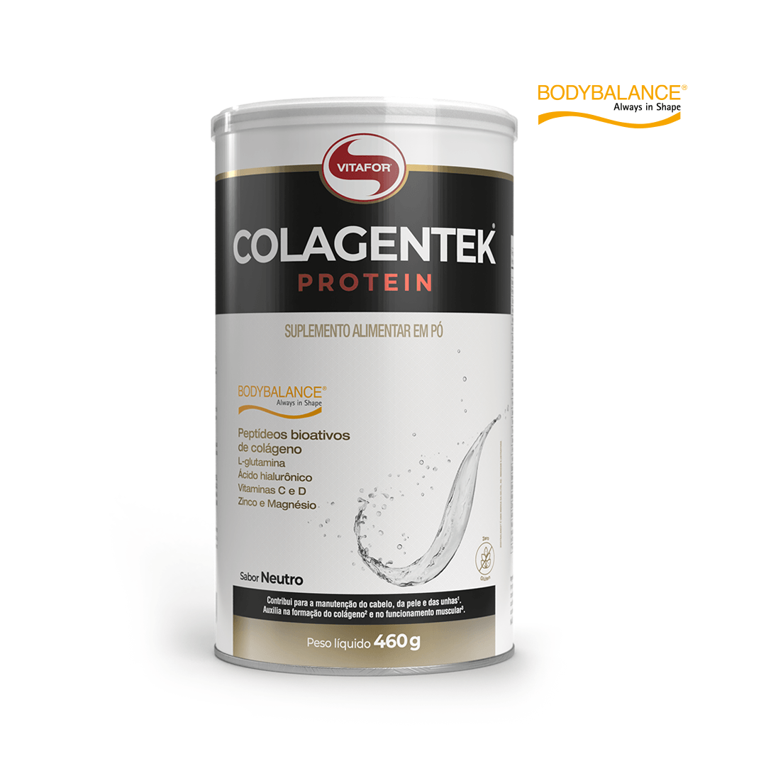 Colágeno com Proteína - Colagentek Protein - Bodybalance - 460g - Vitafor - HOTBODY