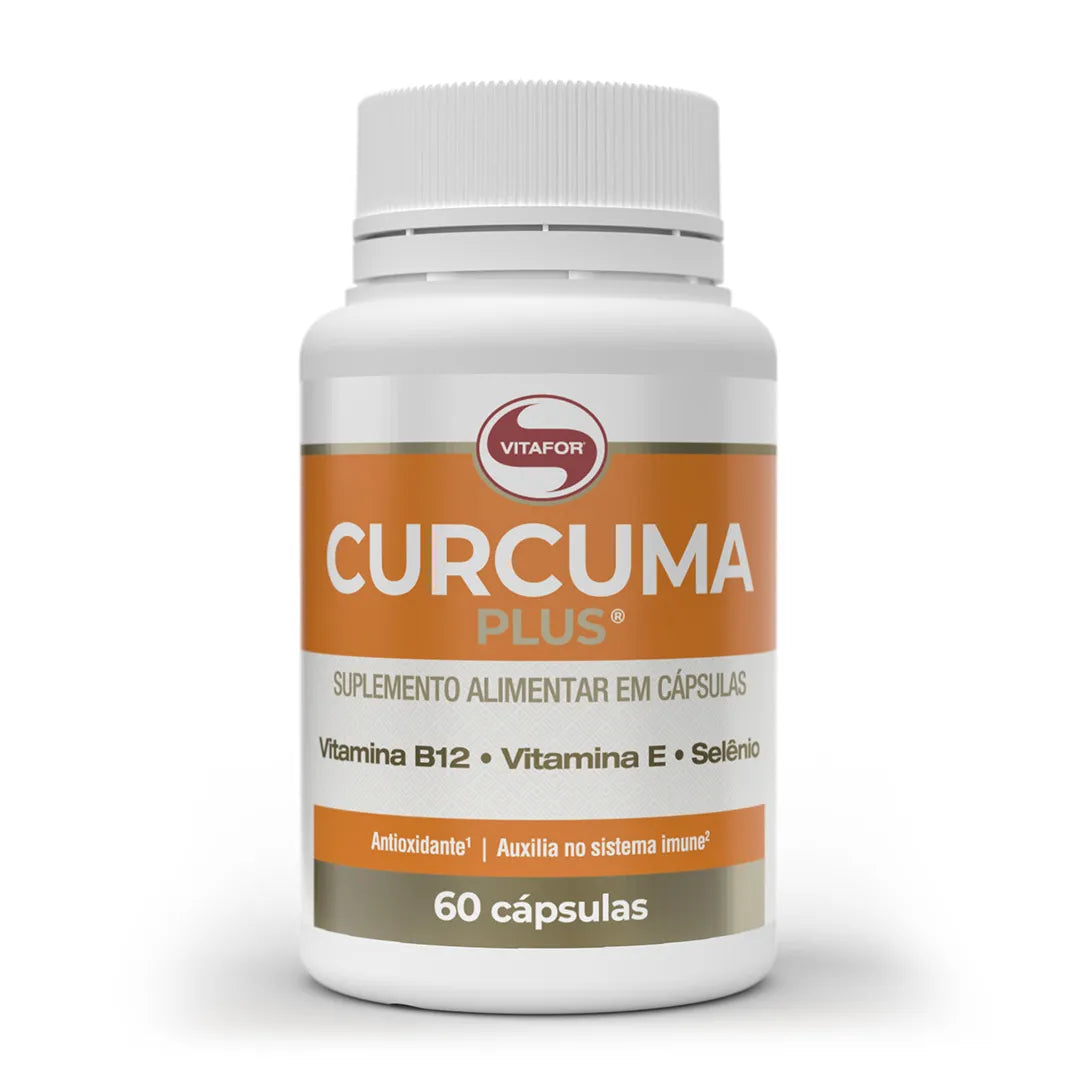 Antioxidante - Curcuma Plus - 30 cap - Vitafor - HOTBODY