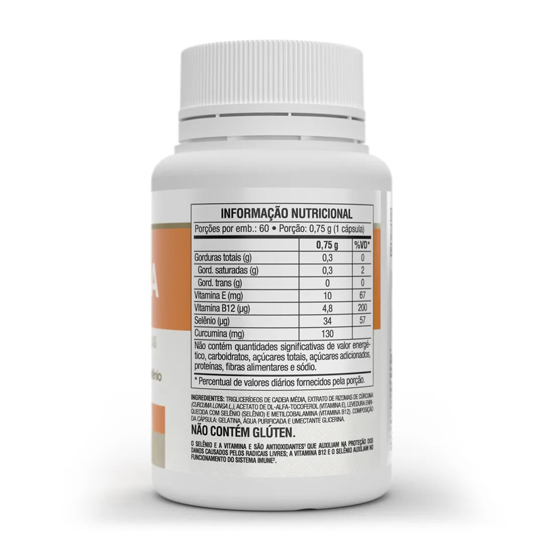 Antioxidante - Curcuma Plus - 30 cap - Vitafor - HOTBODY