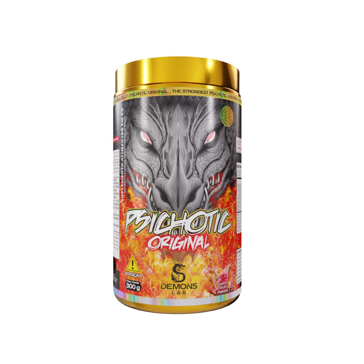 Pré Treino - Psichotic Original - Demons Lab - HOTBODY
