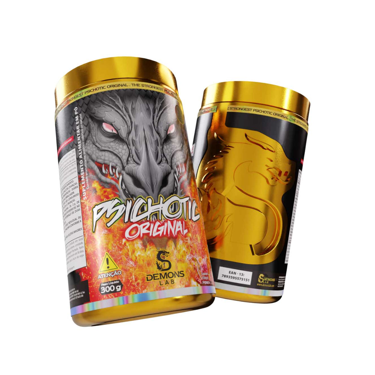 Pré Treino - Psichotic Original - Demons Lab - HOTBODY