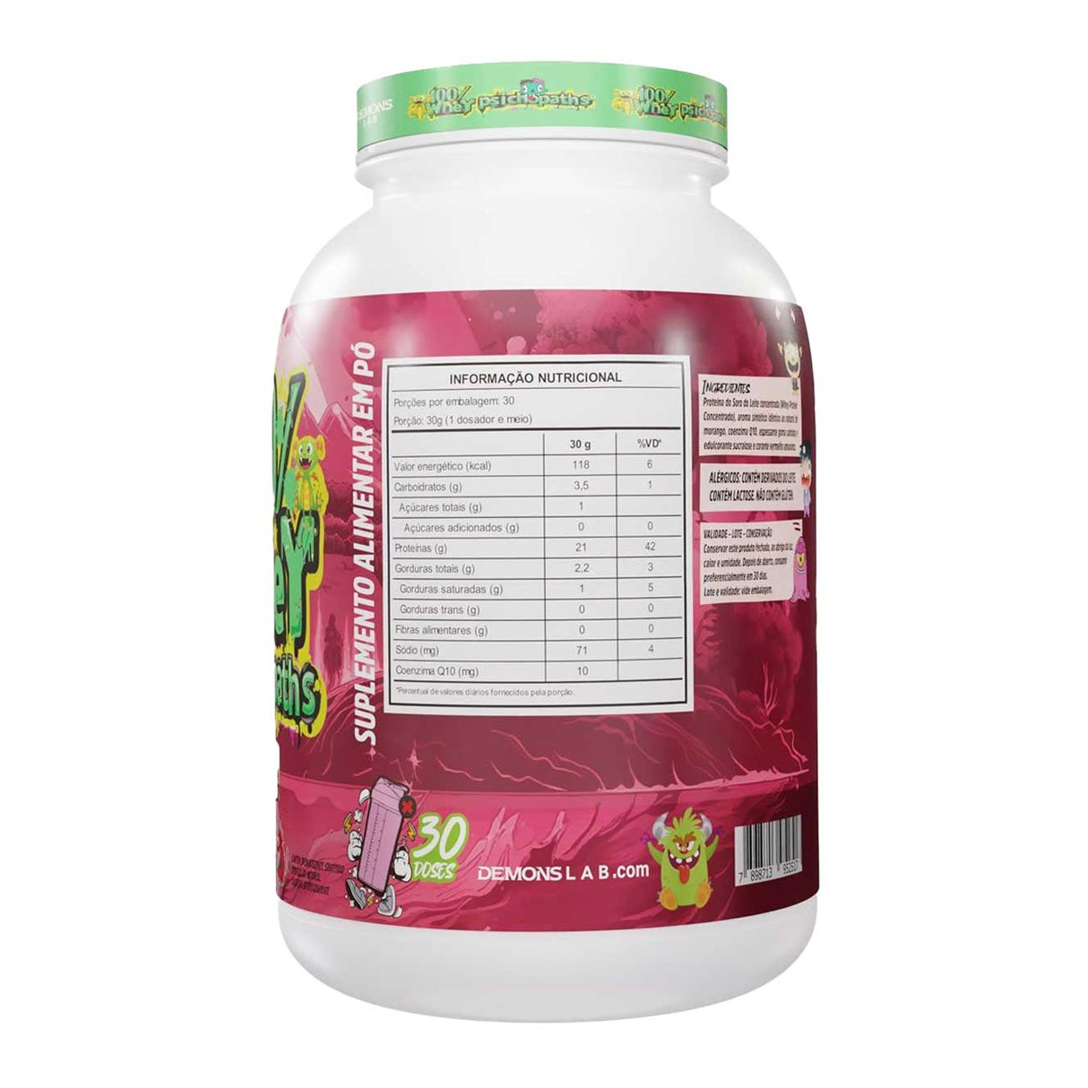 Whey Protein - 100% Whey Psichopaths - DEMONS LAB