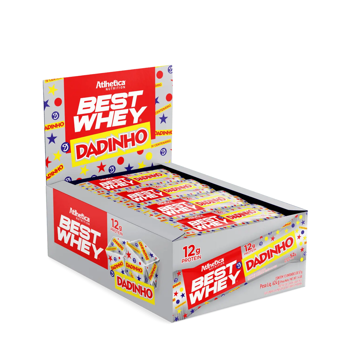 Barra de Proteína - Atlhetica Nutrition – Best Whey Bar – 12g de Proteína (Display com 12 unidades)