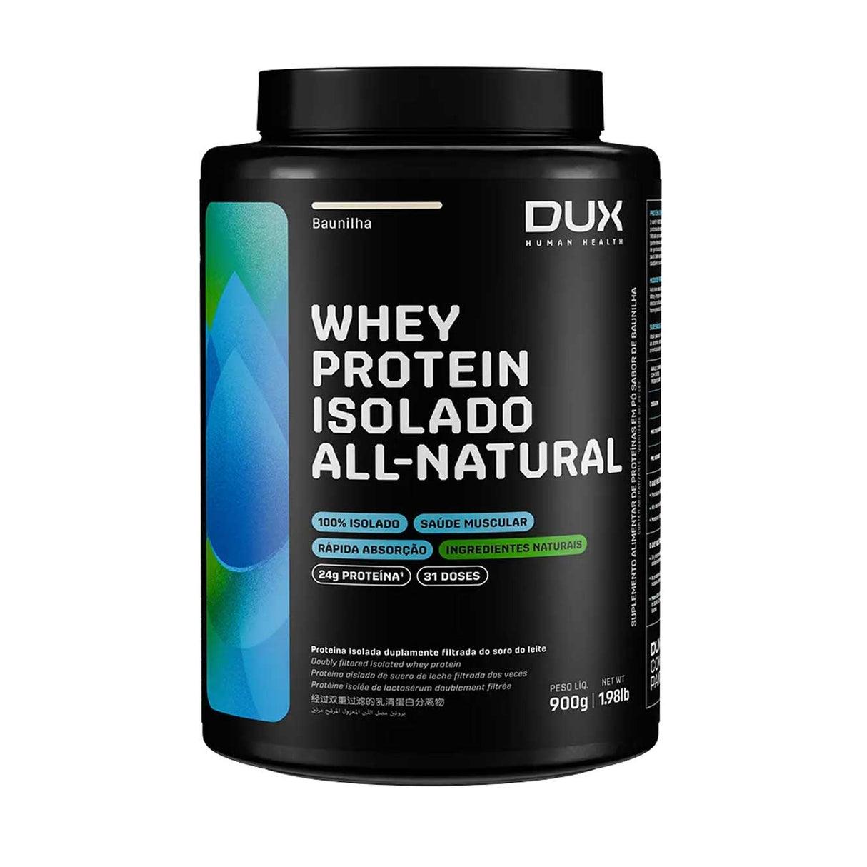 Whey Protein - Whey Isolado ALL NATURAL - DUX