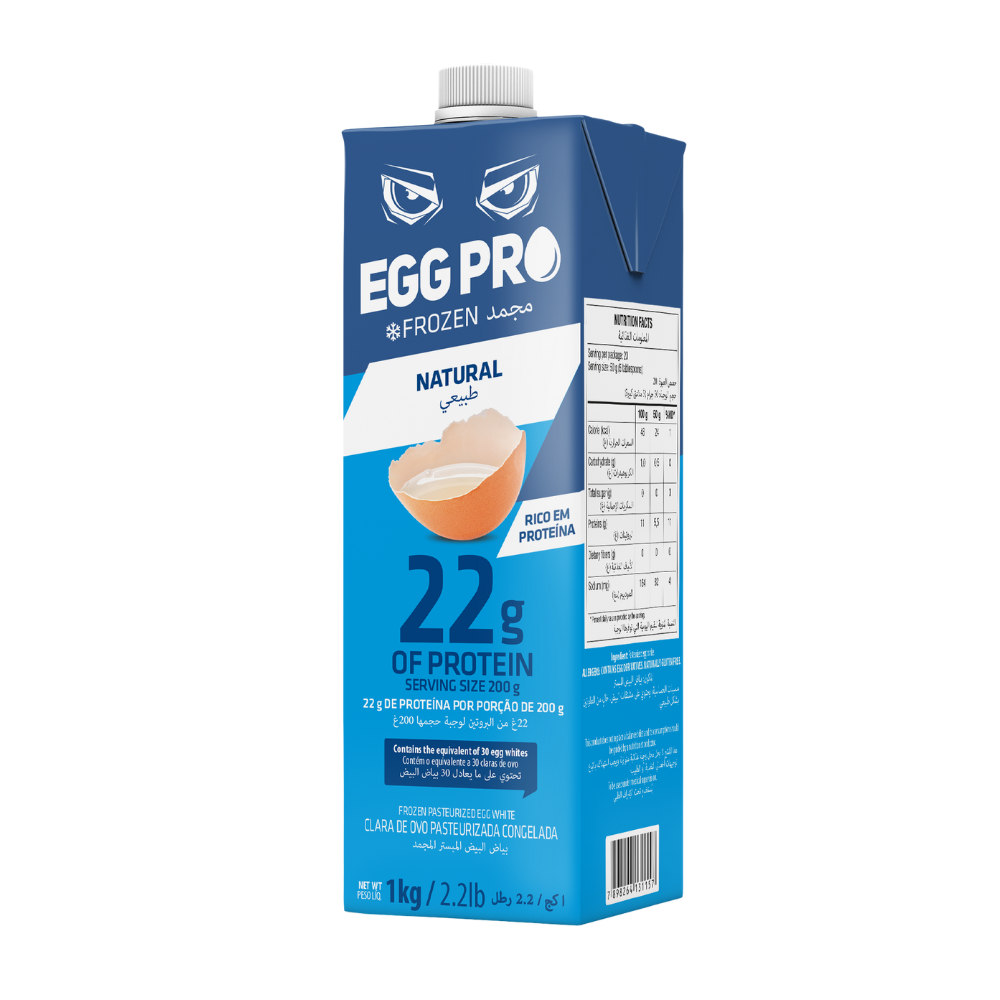 Clara de Ovo Líquida - Egg Pro 1kg - Proteína Pura