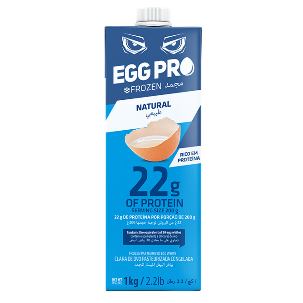 Clara de Ovo Líquida - Egg Pro 1kg - Proteína Pura
