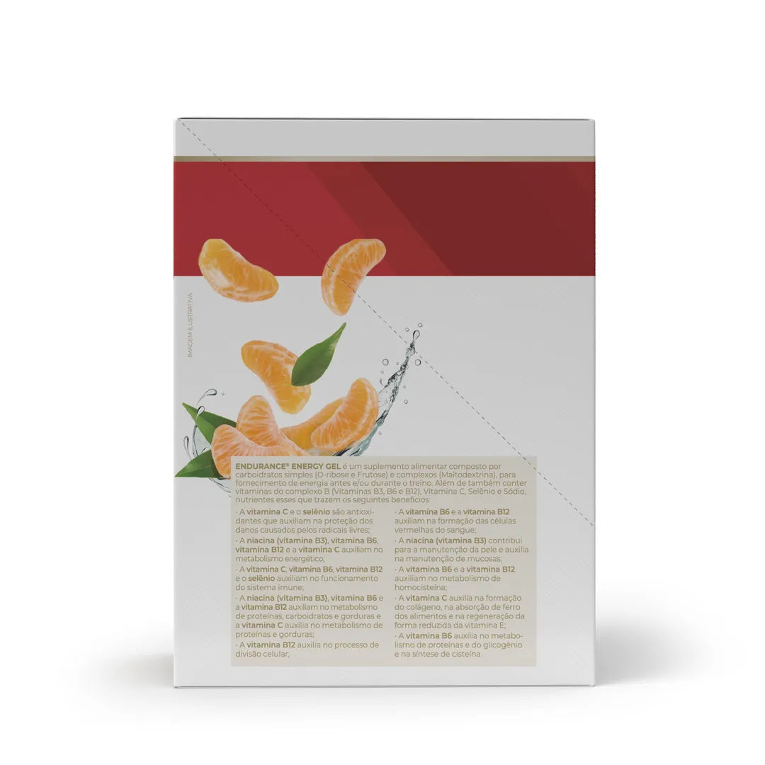 Pré Treino - Endurance Energy gel - 12 sachês 30g - Vitafor - HOTBODY