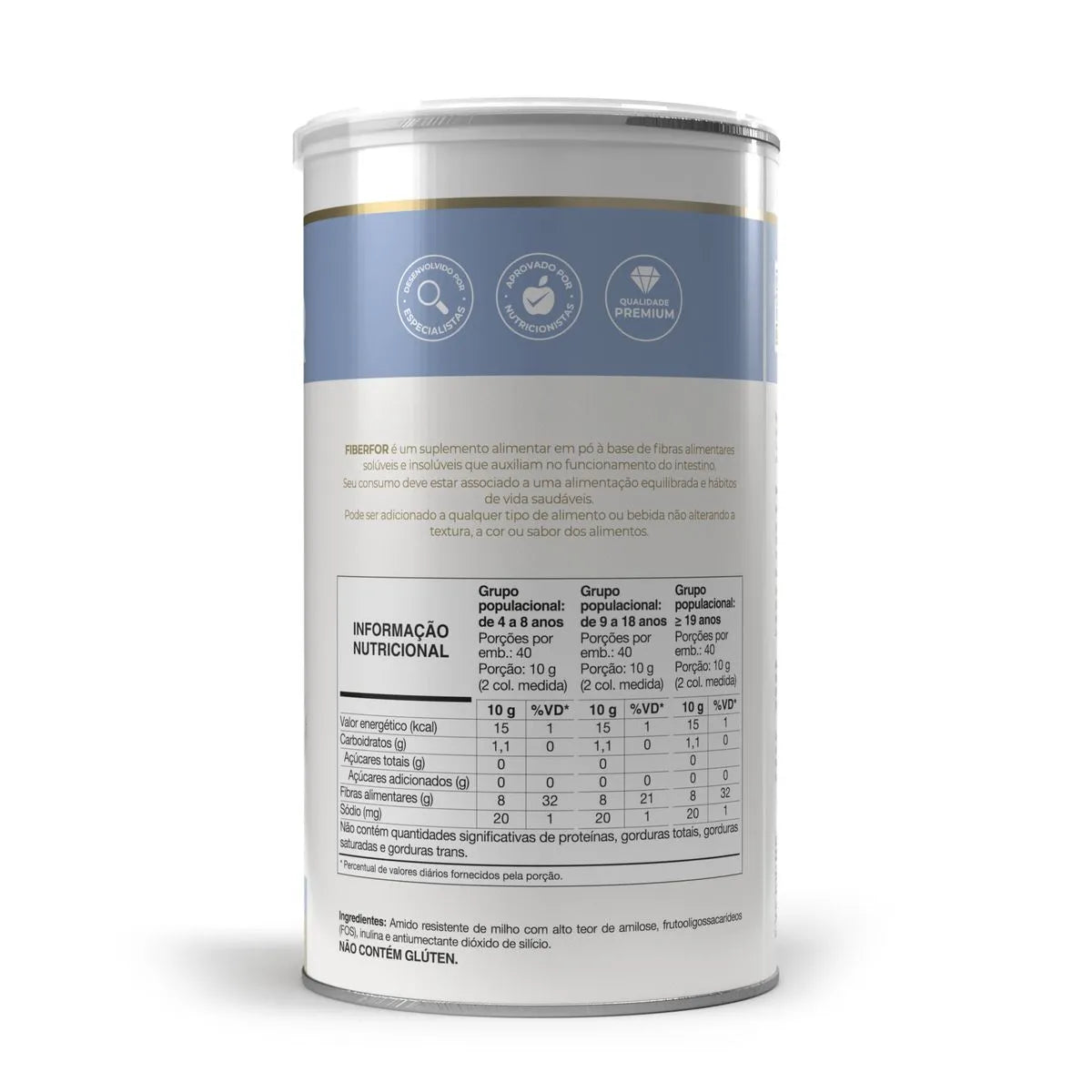 Fibra Alimentar - Fiberfor - 400g - Vitafor - HOTBODY